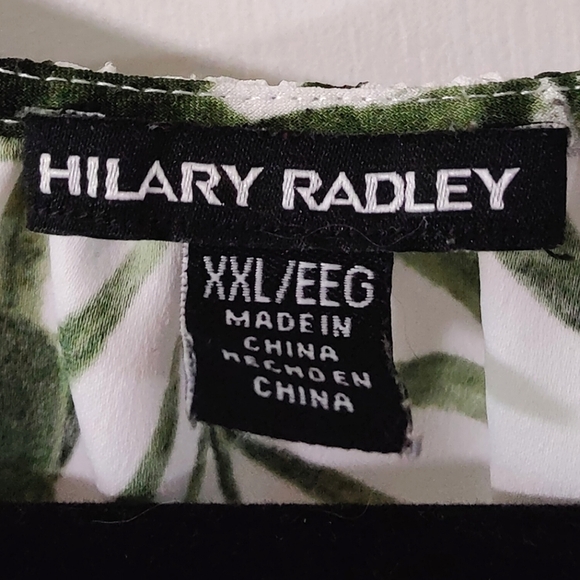 Monstera & Palm Plant Print Blouse - Picture 4 of 6